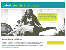 Tablet Screenshot of jobs-gesundheitsberufe.de